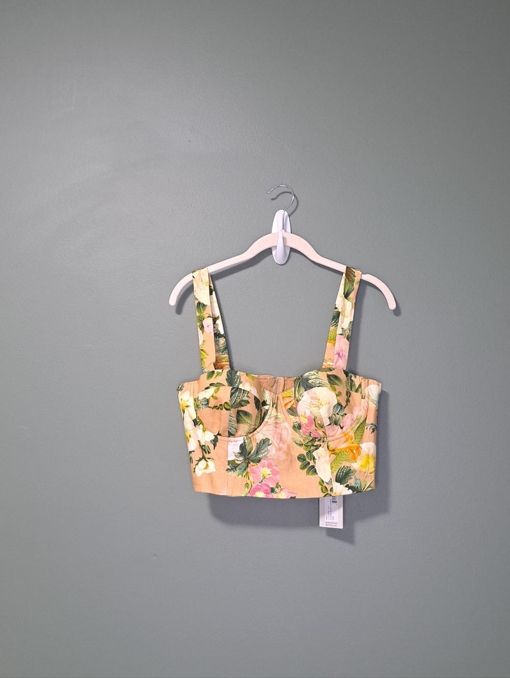 Cara Cara Claudine Top Ginger Root Floral 8 NWT - Picture 2 of 6